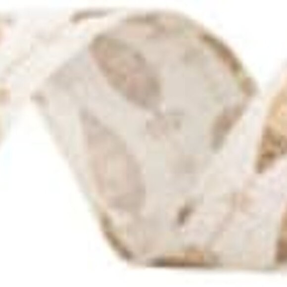 Gold Glitter Ornaments Wired Edge Ribbon 2.5 Inch Christmas Craft Supplies - Picture 7 of 8